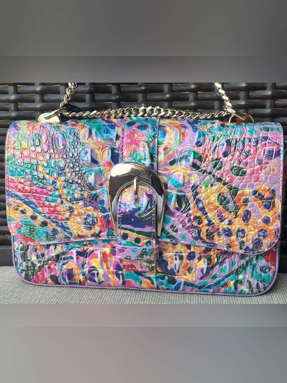 NWT Brahmin MOD ROSA in RAINBOW REEF Melbourne Convertible Bag